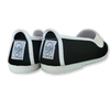 Womens Blanes White/Black Slip-On Plimsoll