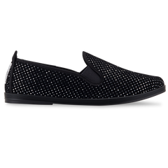 Womens Silver Conil Slip on Plimsoll