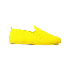 Kids Yellow Guadix Slip on Plimsoll