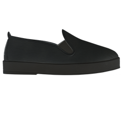 Womens Black/Black Anabel Flatform Plimsoll
