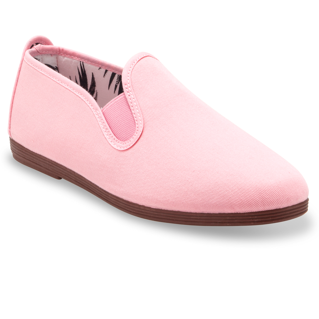 Womens Baby Pink Arnedo Slip on Plimsoll