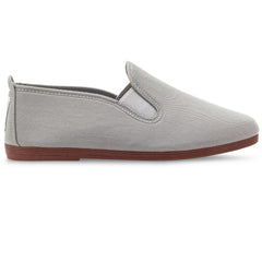 Mens Grey Arnedo Slip on Plimsoll
