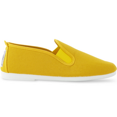 Womens Mustard Citizen Slip On Plimsoll