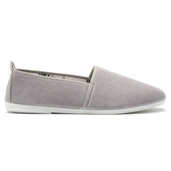 Mens Grey Sancho Slip on Plimsoll