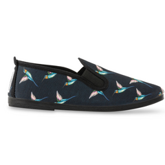Womens Hummingbird Slip On Plimsoll