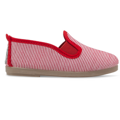 Womens Red San Javier Slip on Plimsoll
