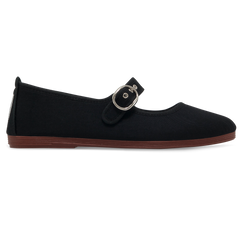Womens Black Tolosa Mary Jane Plimsoll